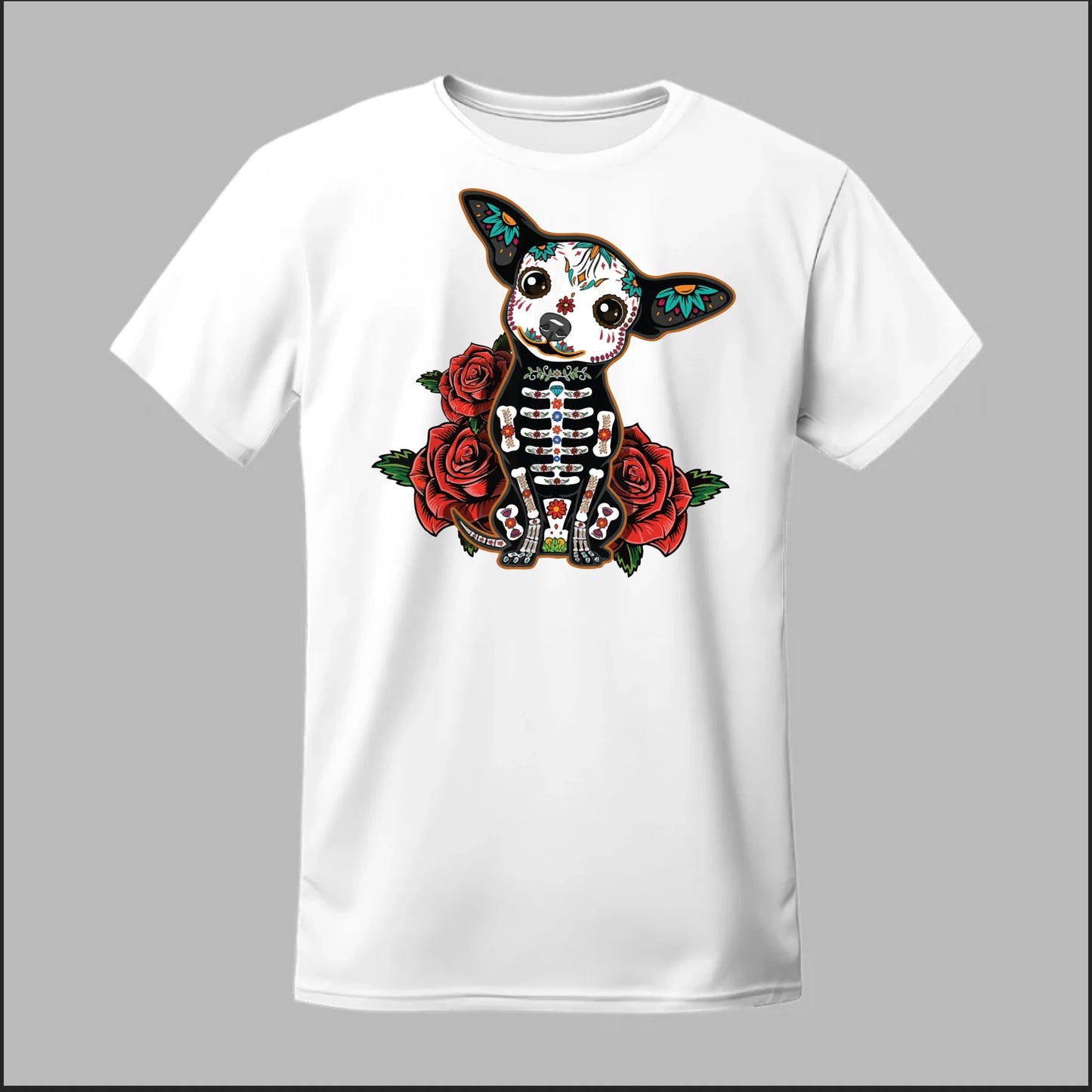 Day of the Dead Chihuahua Tee