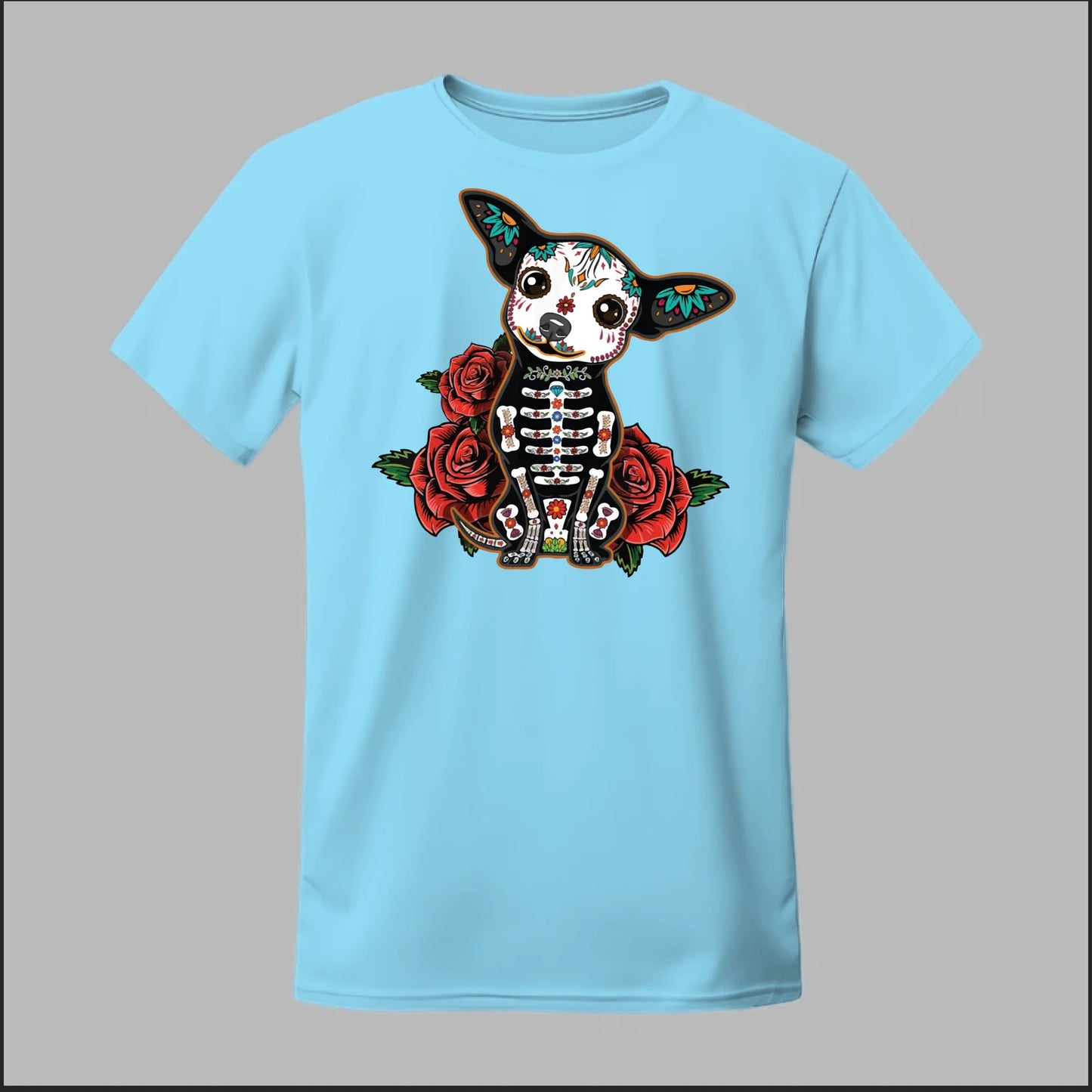 Day of the Dead Chihuahua Tee