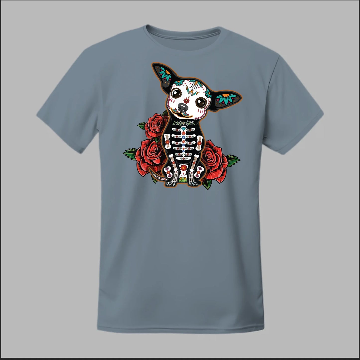 Day of the Dead Chihuahua Tee