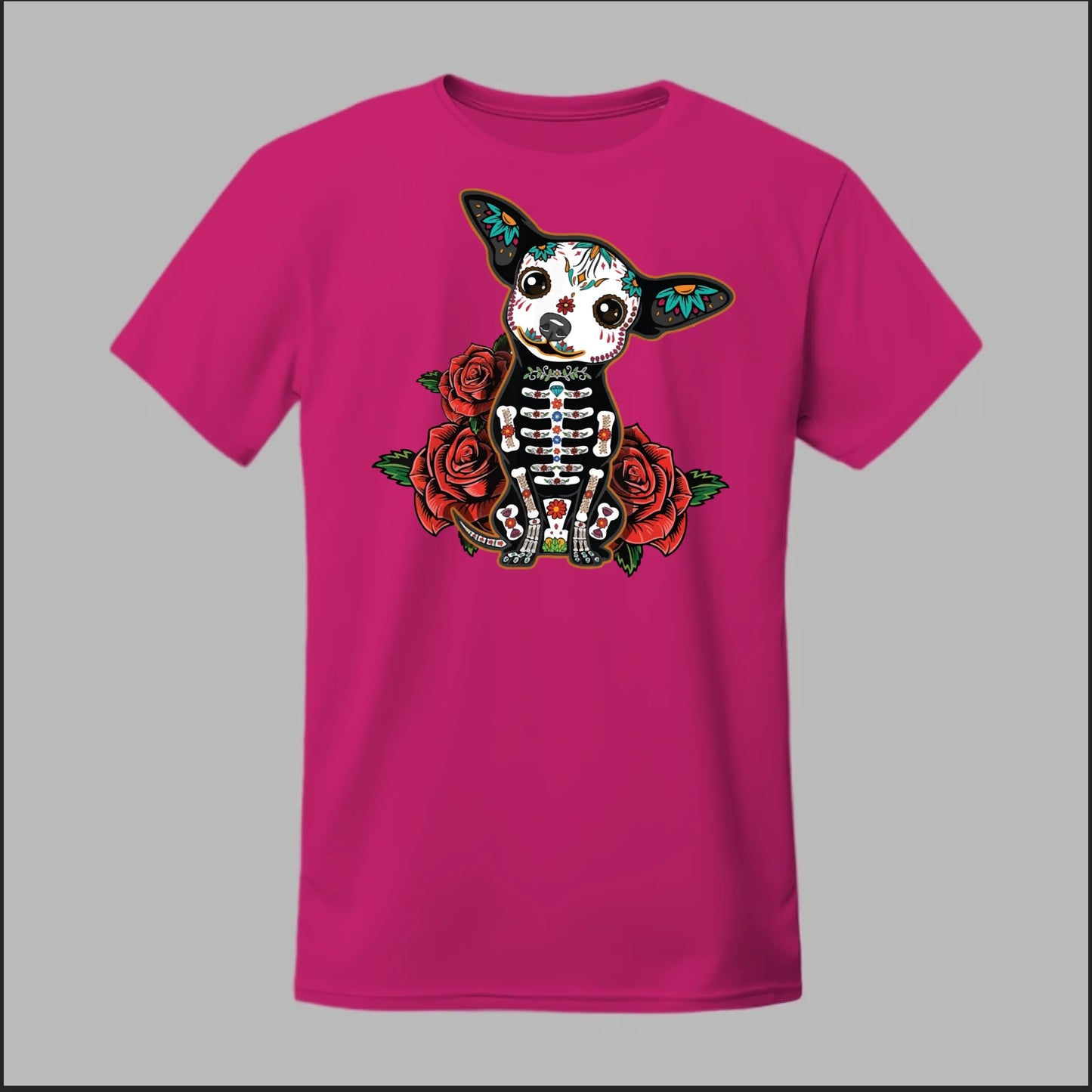 Day of the Dead Chihuahua Tee