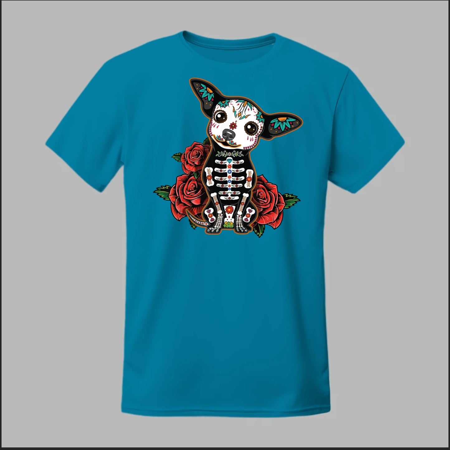 Day of the Dead Chihuahua Tee
