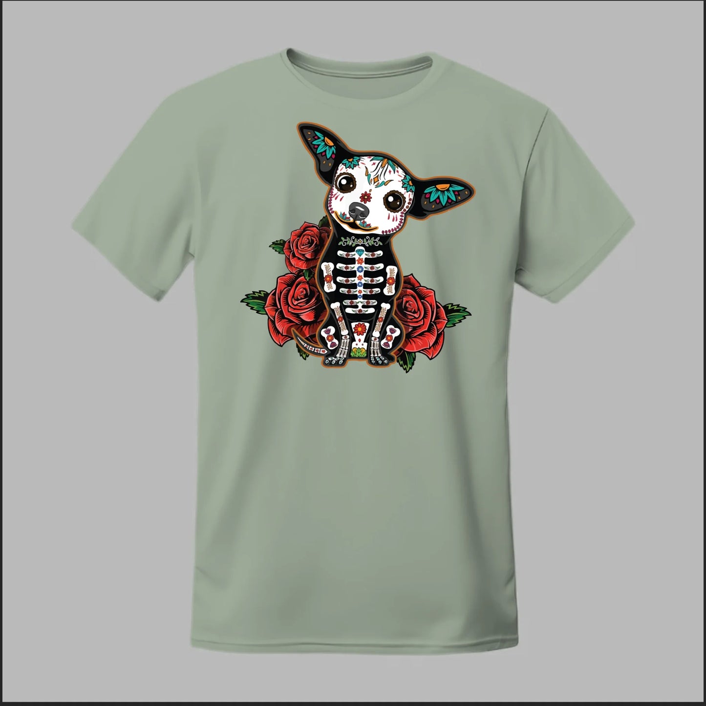 Day of the Dead Chihuahua Tee
