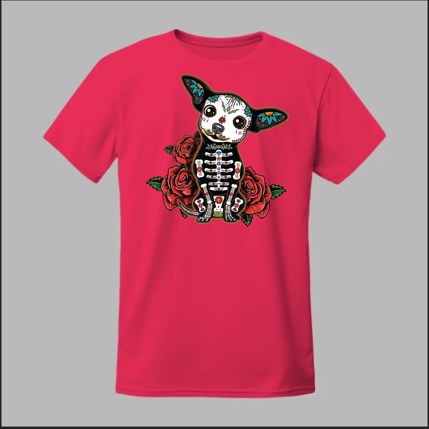 Day of the Dead Chihuahua Tee
