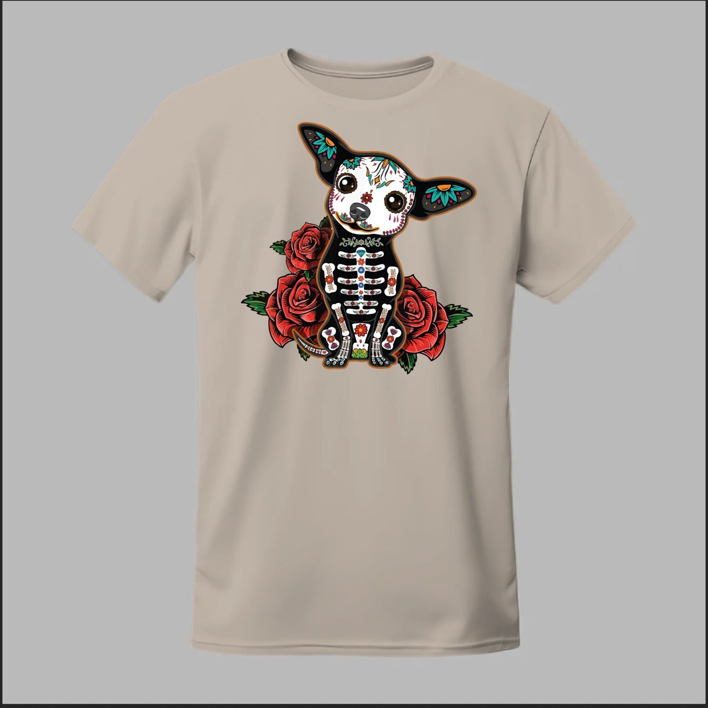 Day of the Dead Chihuahua Tee