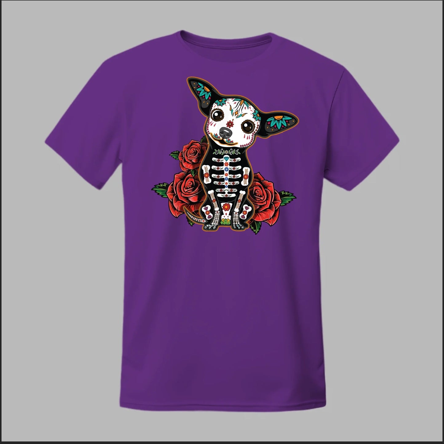 Day of the Dead Chihuahua Tee