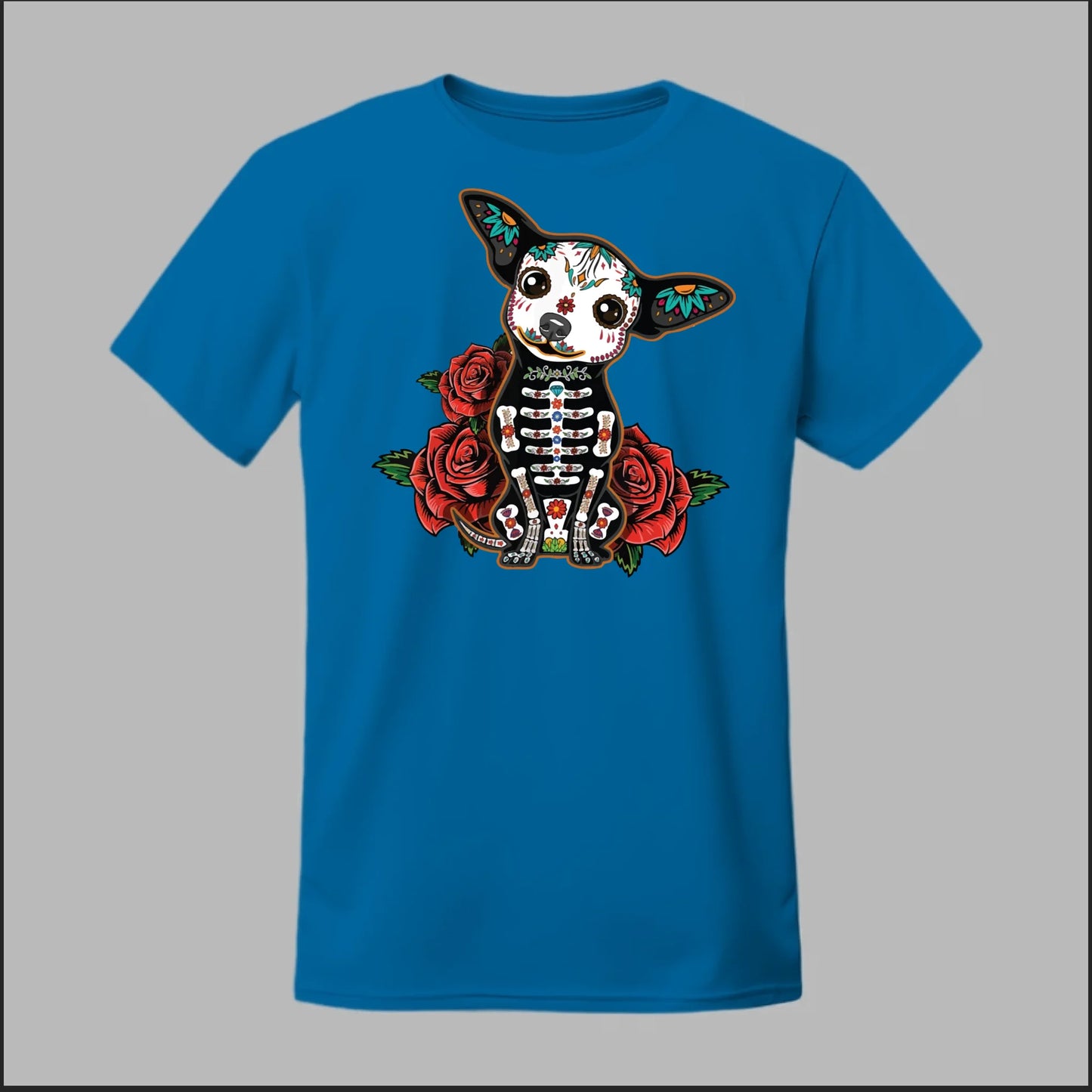 Day of the Dead Chihuahua Tee