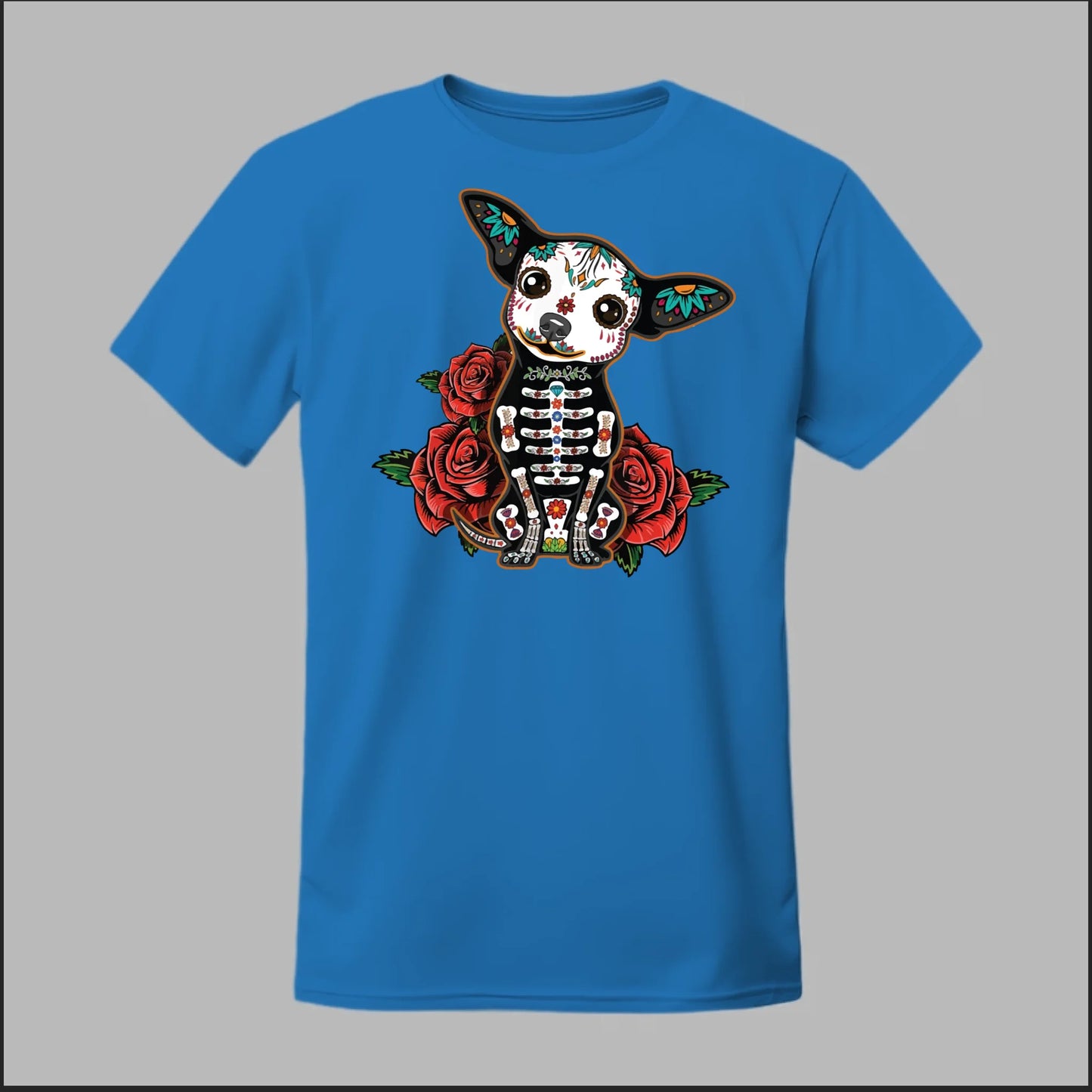 Day of the Dead Chihuahua Tee