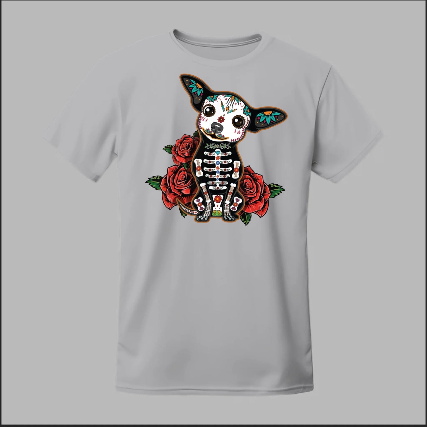 Day of the Dead Chihuahua Tee