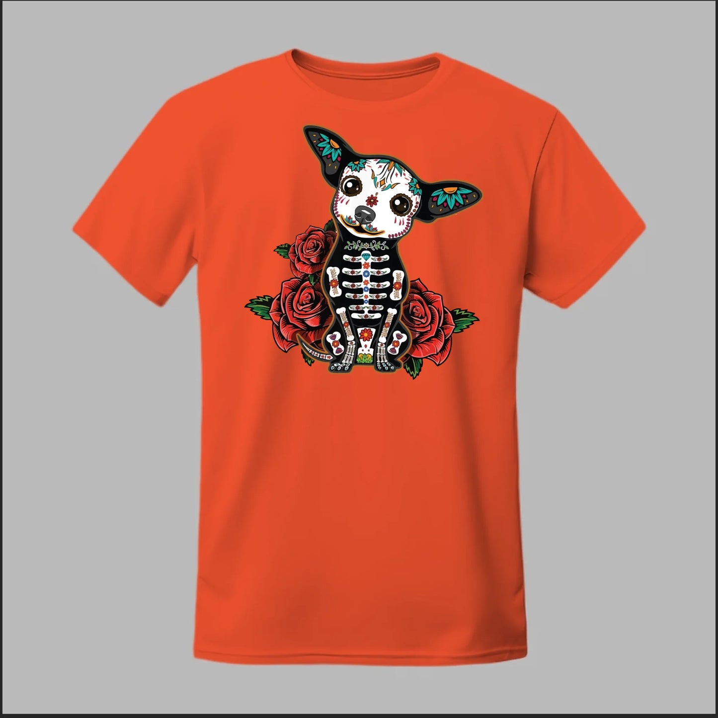 Day of the Dead Chihuahua Tee