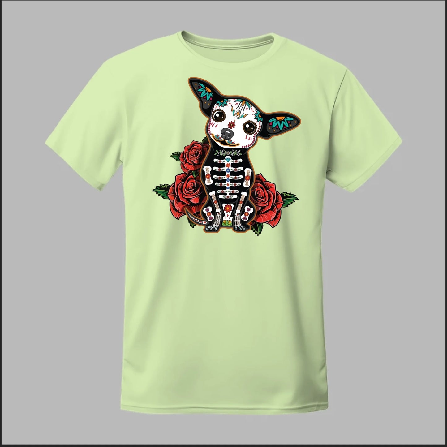Day of the Dead Chihuahua Tee