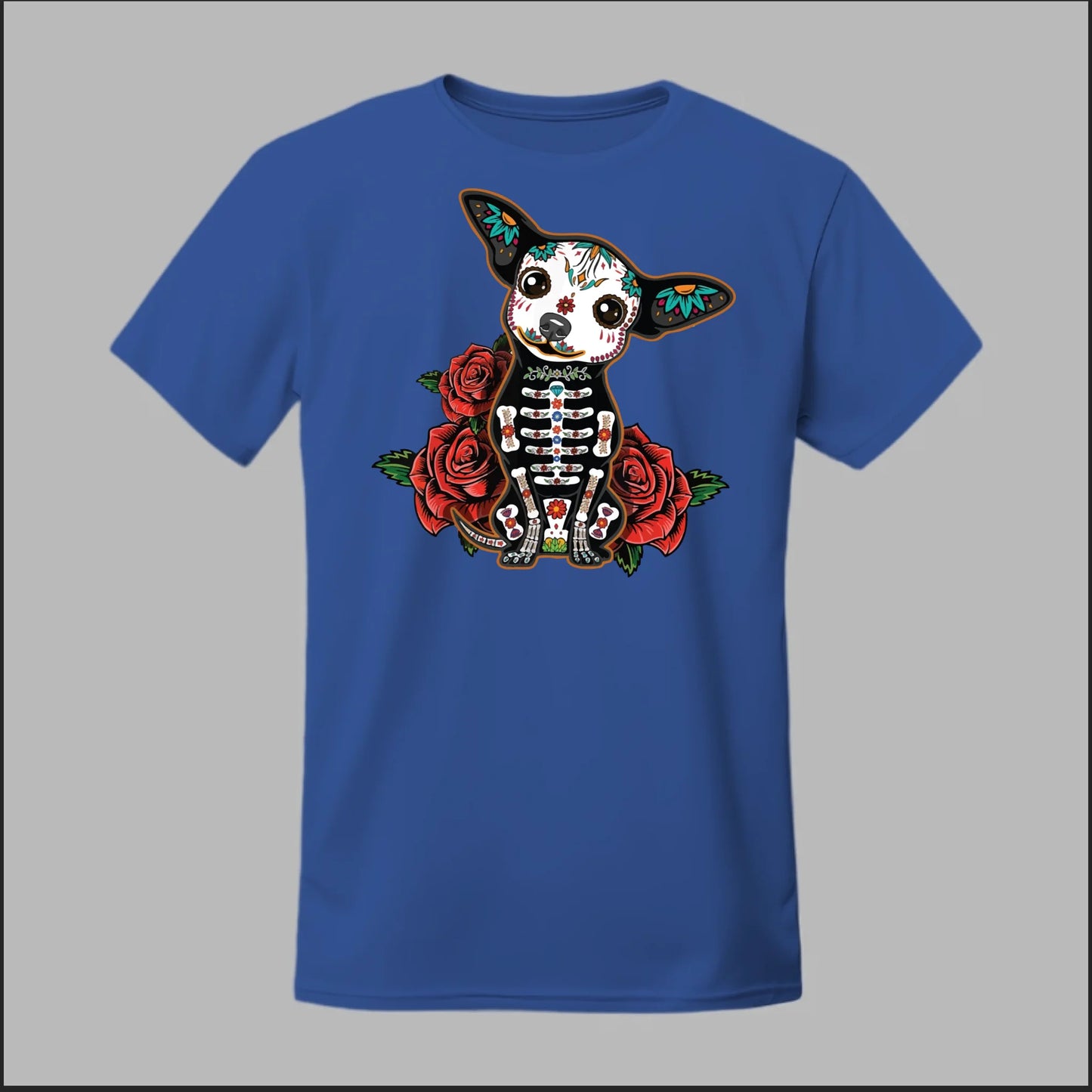Day of the Dead Chihuahua Tee