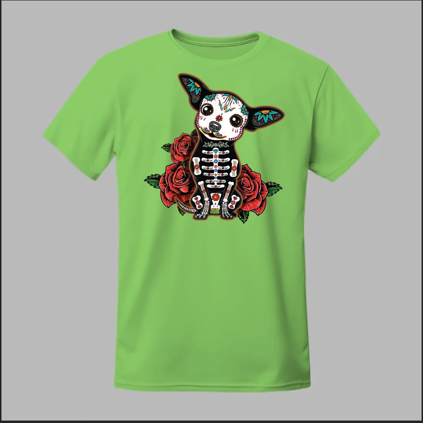 Day of the Dead Chihuahua Tee
