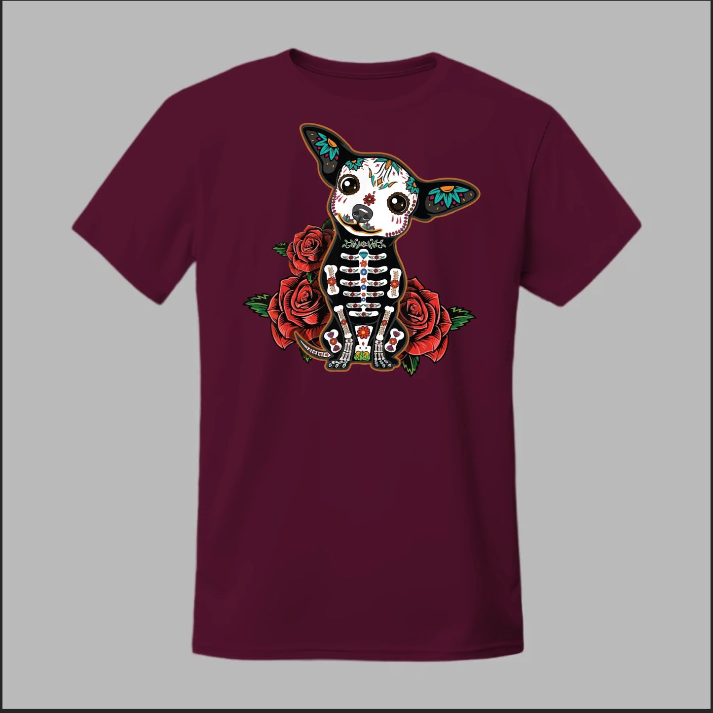 Day of the Dead Chihuahua Tee