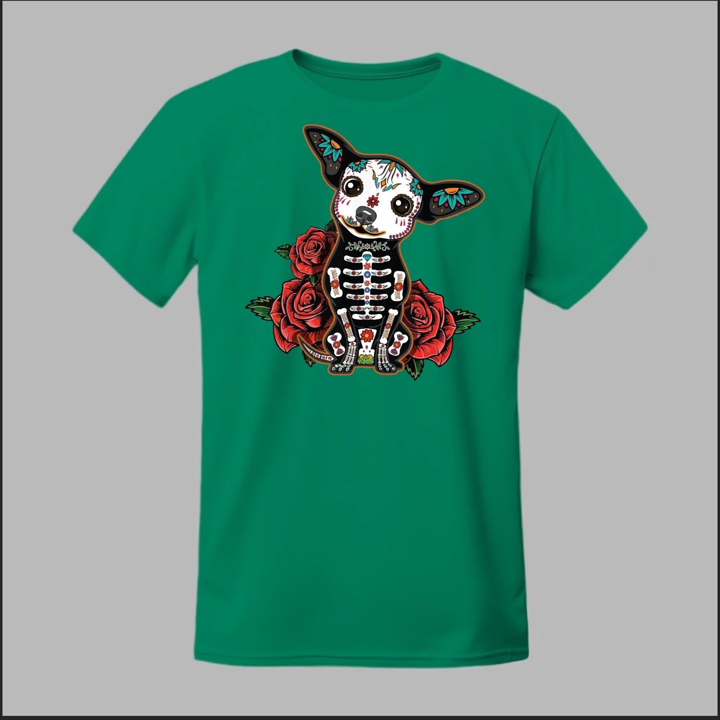 Day of the Dead Chihuahua Tee