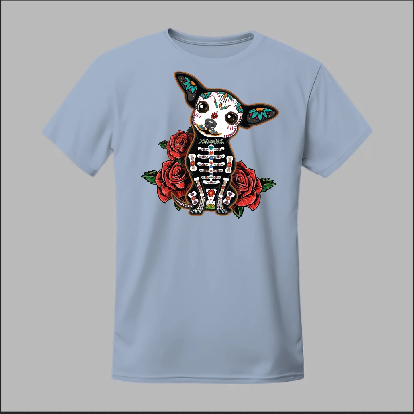 Day of the Dead Chihuahua Tee