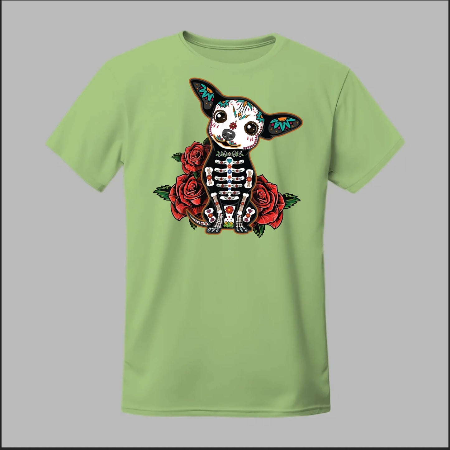 Day of the Dead Chihuahua Tee