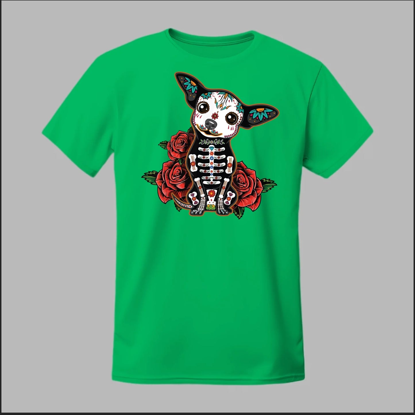 Day of the Dead Chihuahua Tee