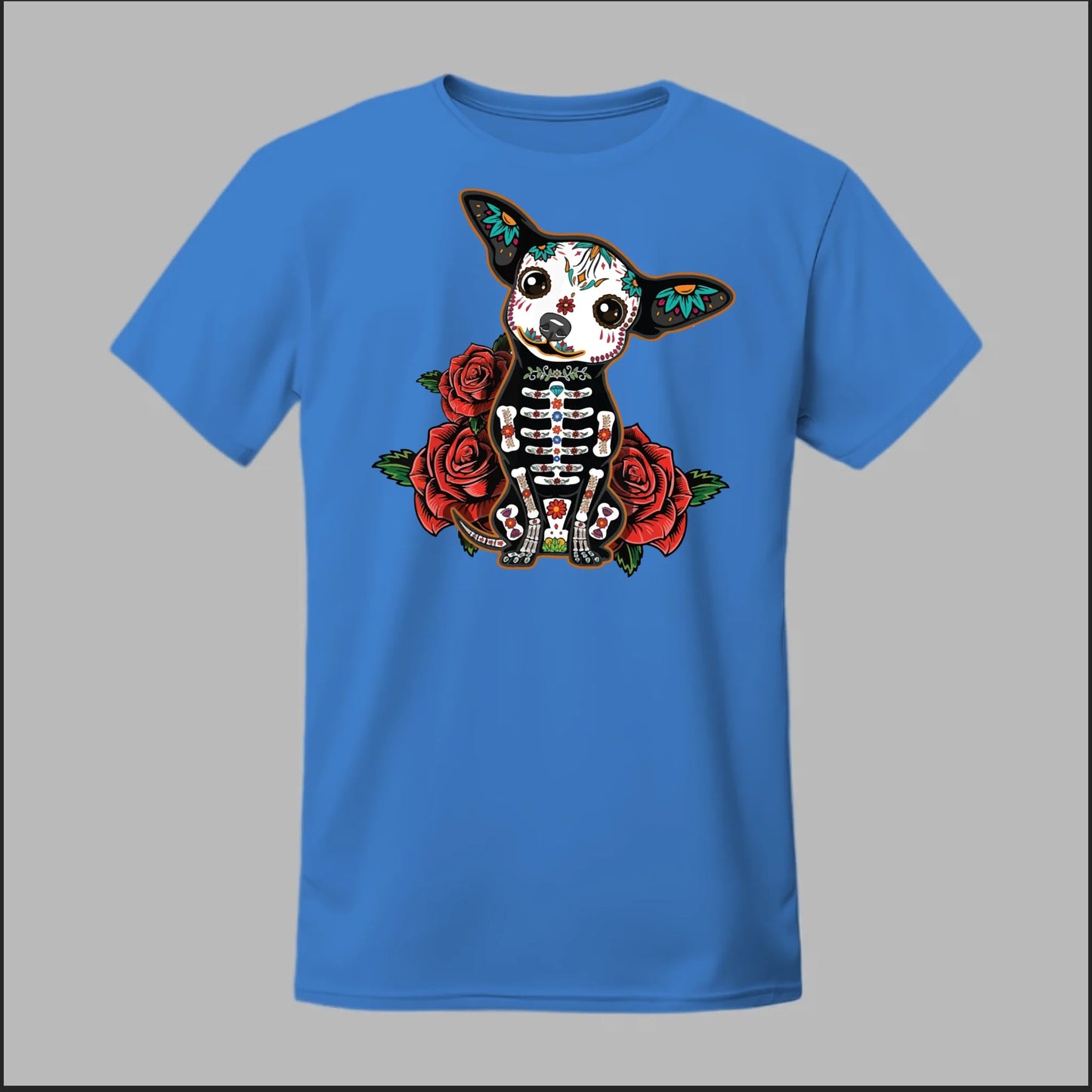 Day of the Dead Chihuahua Tee