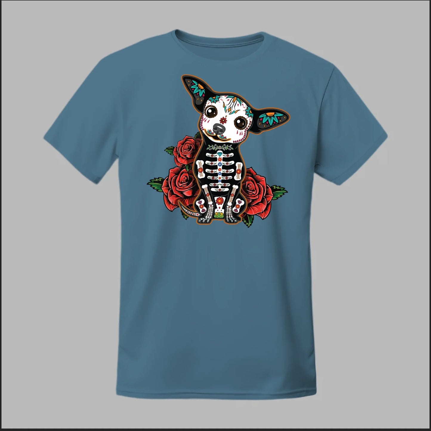 Day of the Dead Chihuahua Tee