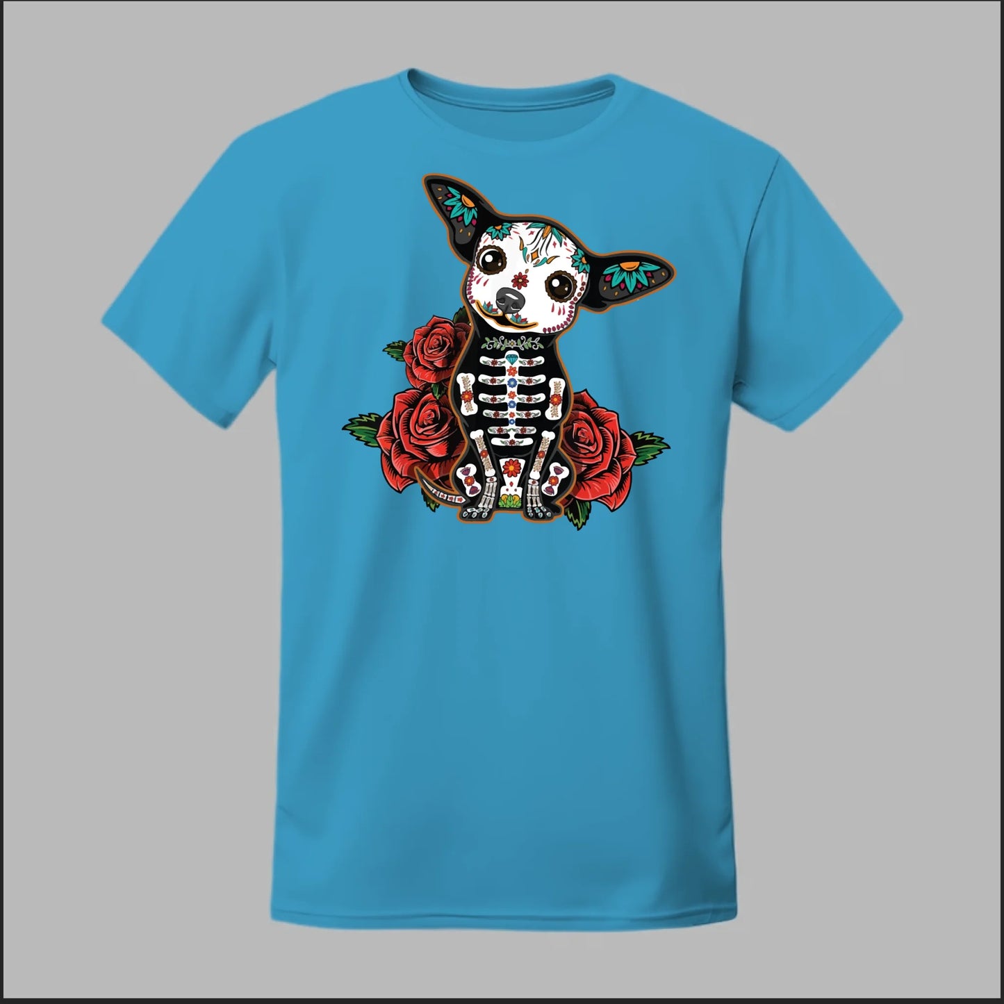 Day of the Dead Chihuahua Tee