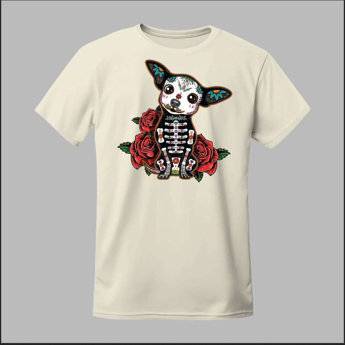 Day of the Dead Chihuahua Tee