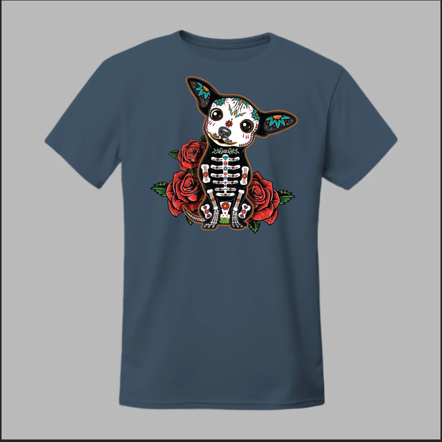 Day of the Dead Chihuahua Tee