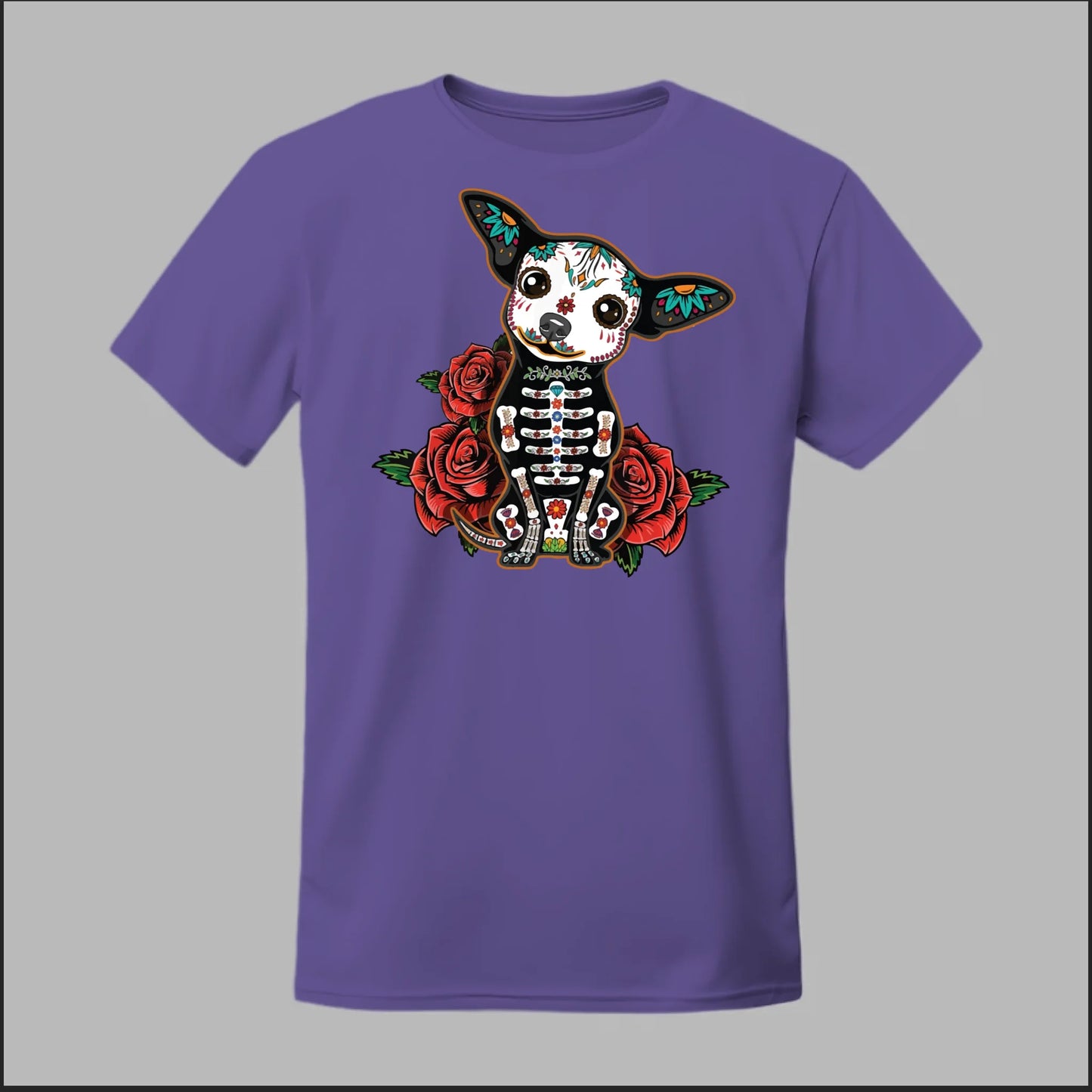 Day of the Dead Chihuahua Tee