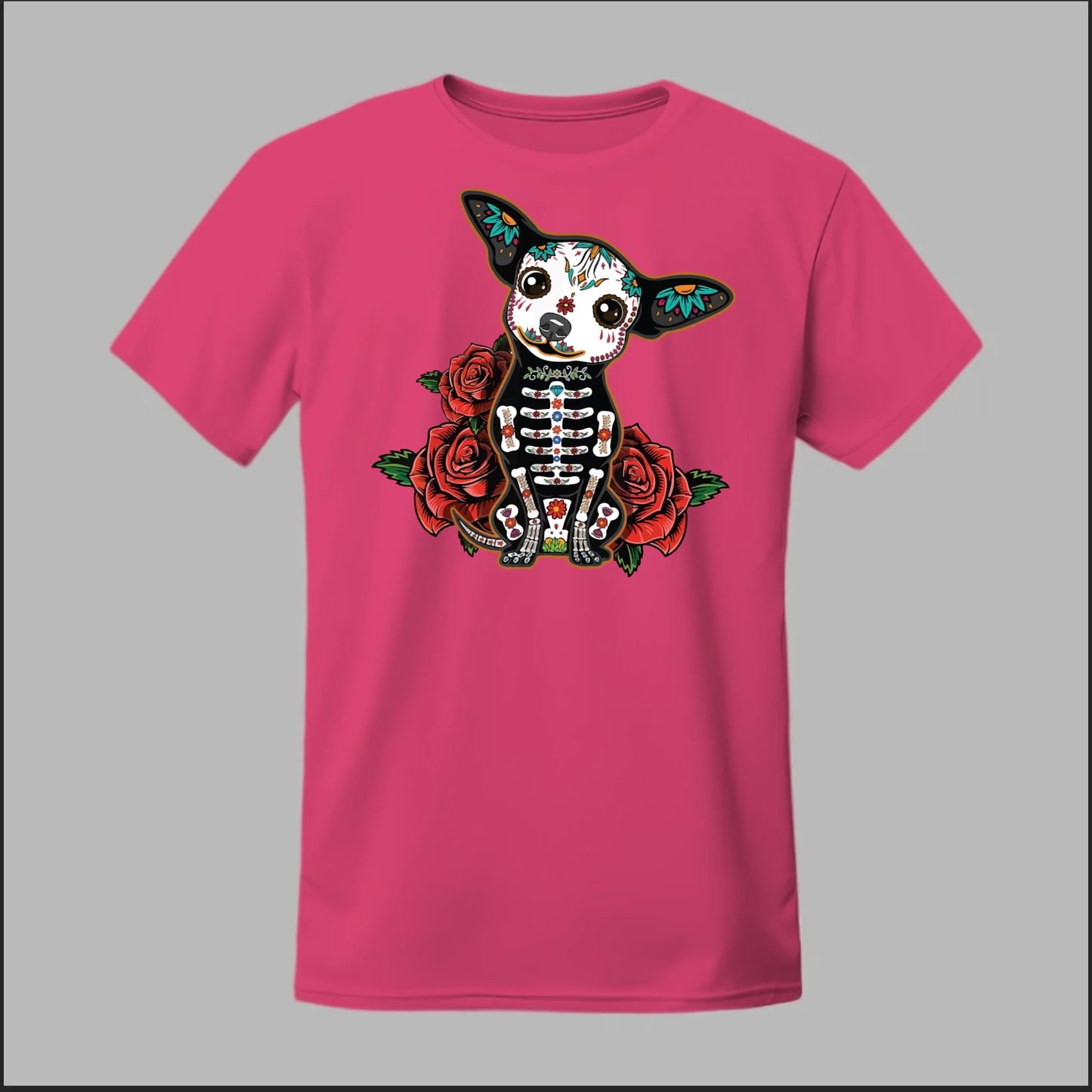Day of the Dead Chihuahua Tee
