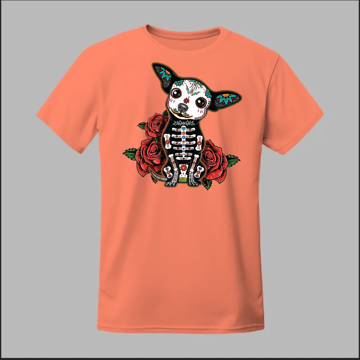 Day of the Dead Chihuahua Tee