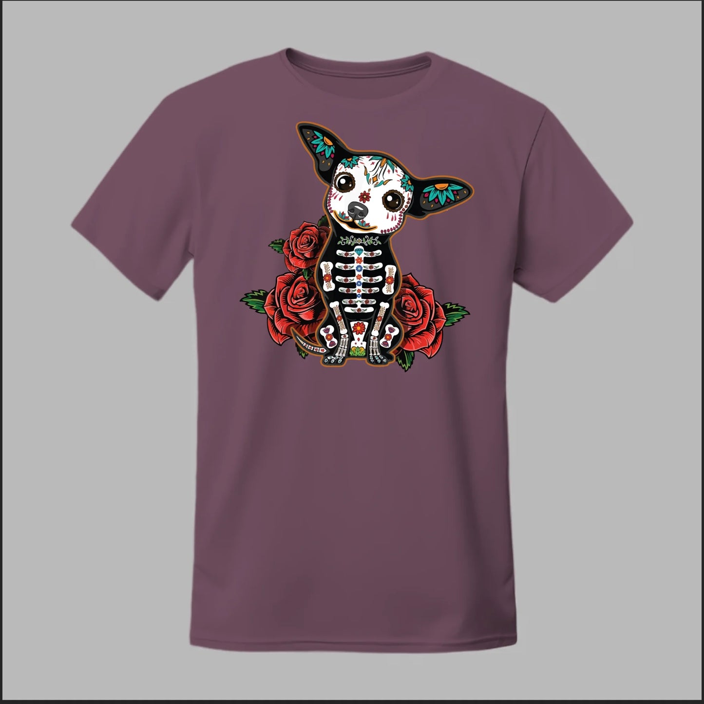 Day of the Dead Chihuahua Tee