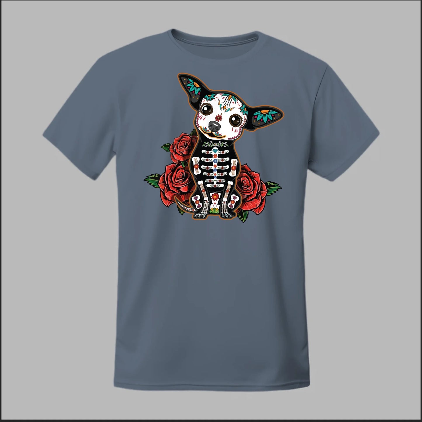 Day of the Dead Chihuahua Tee