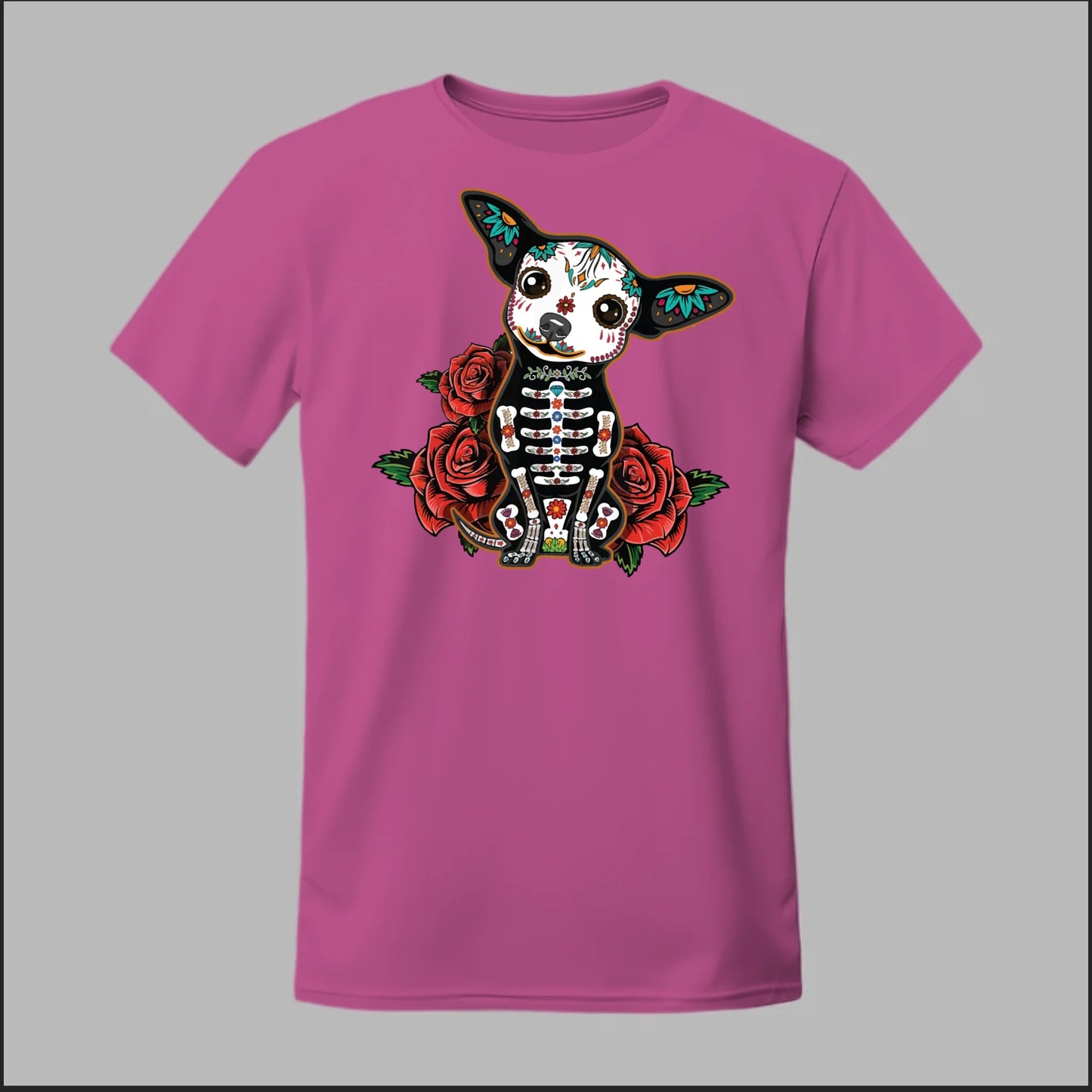 Day of the Dead Chihuahua Tee