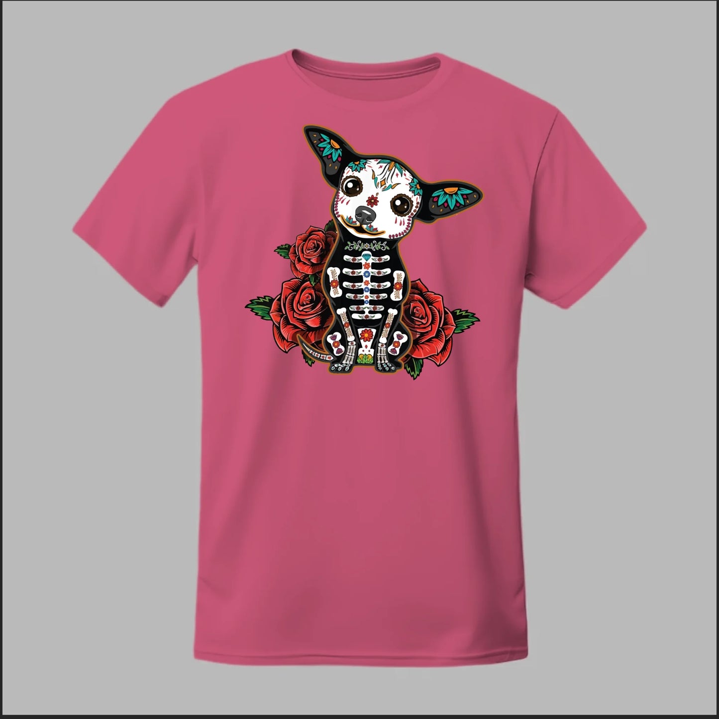 Day of the Dead Chihuahua Tee