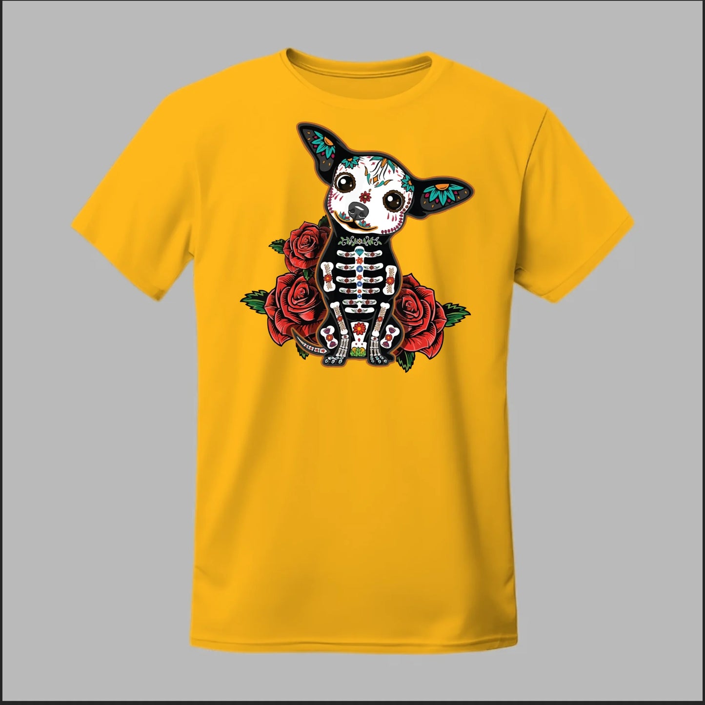 Day of the Dead Chihuahua Tee