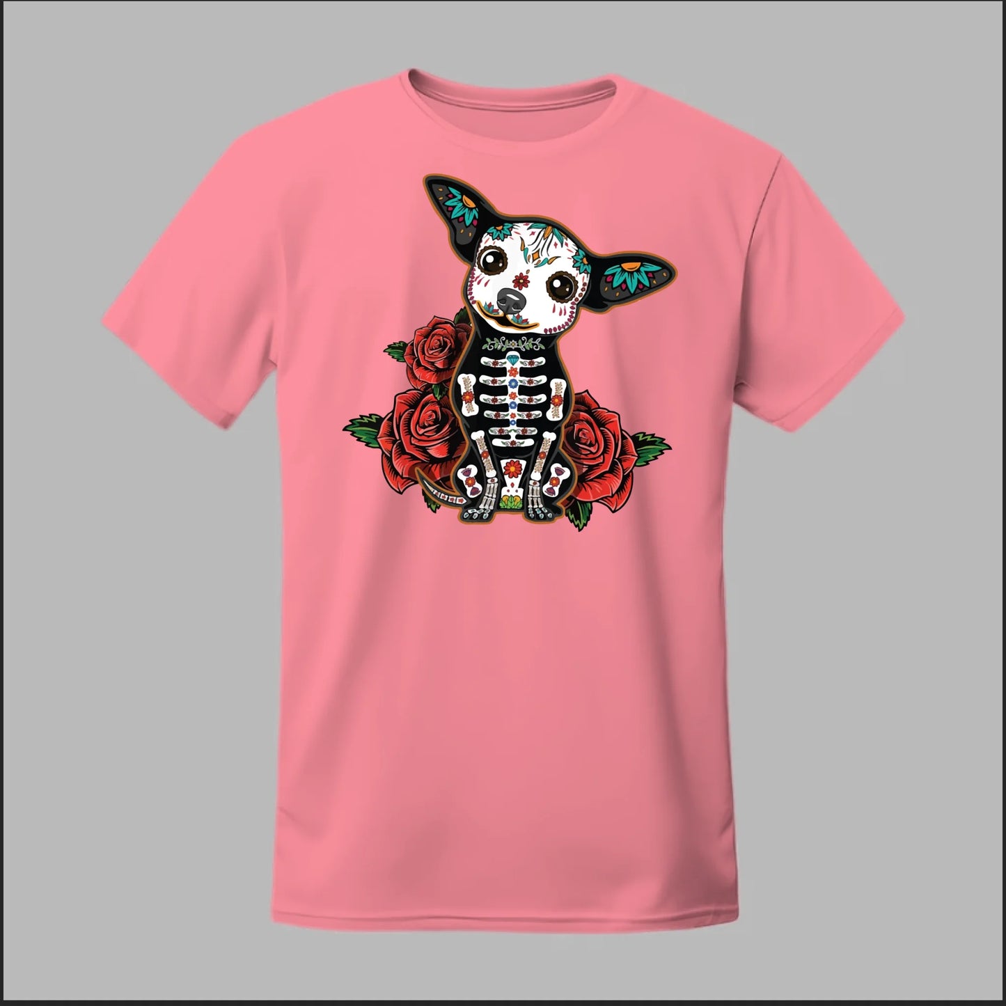 Day of the Dead Chihuahua Tee