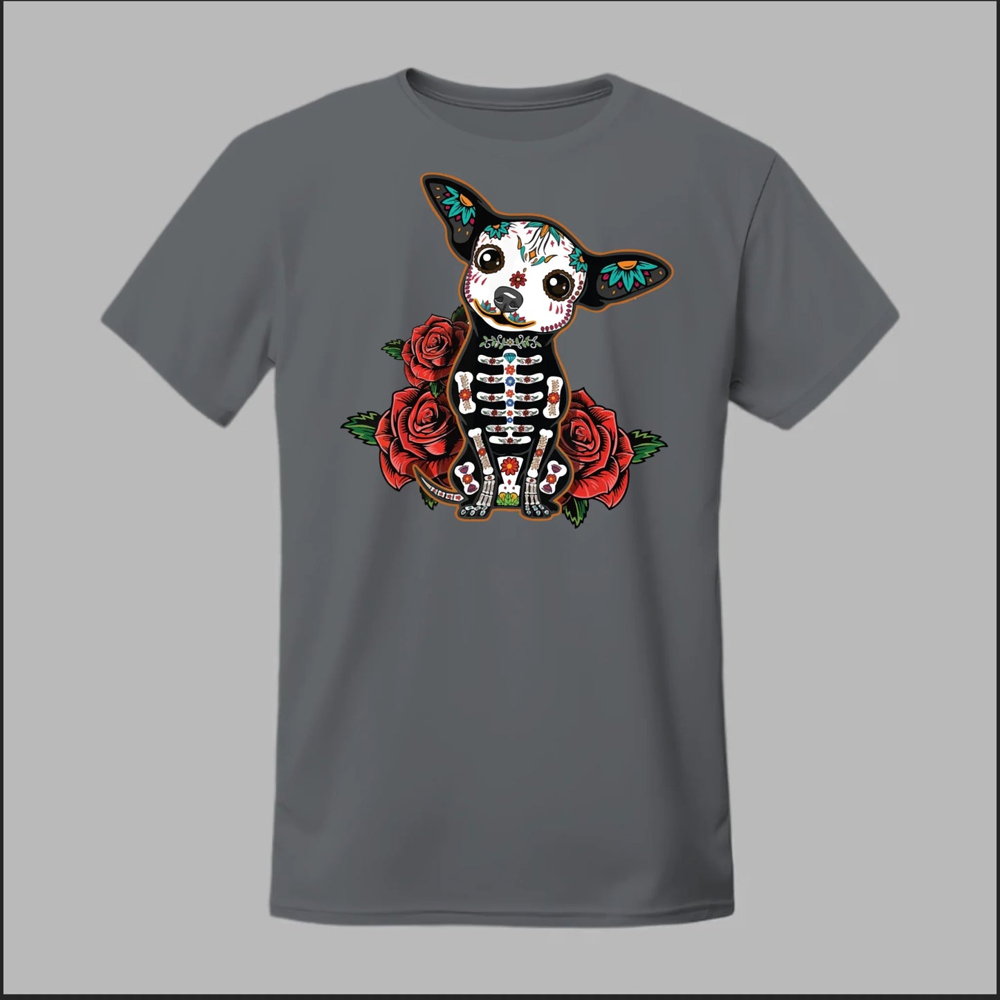 Day of the Dead Chihuahua Tee