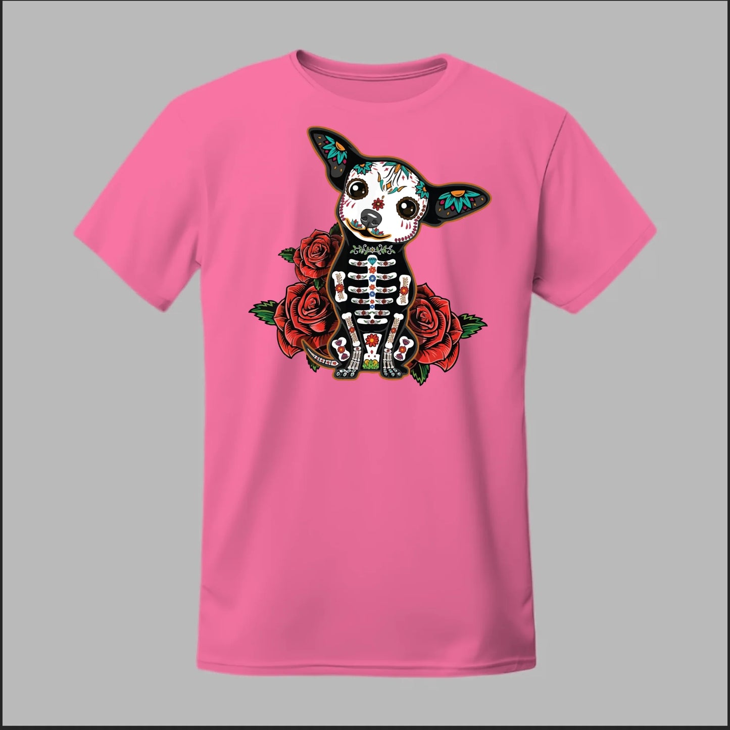 Day of the Dead Chihuahua Tee