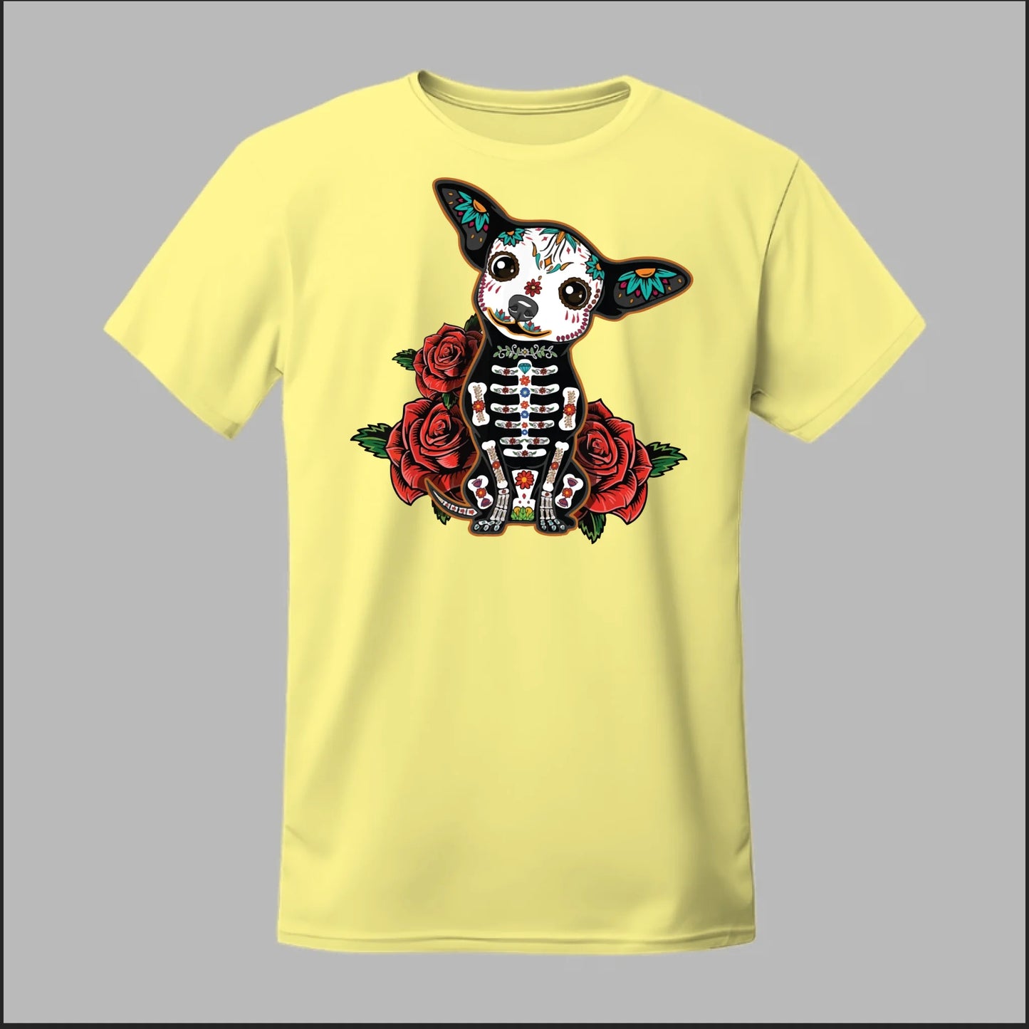 Day of the Dead Chihuahua Tee