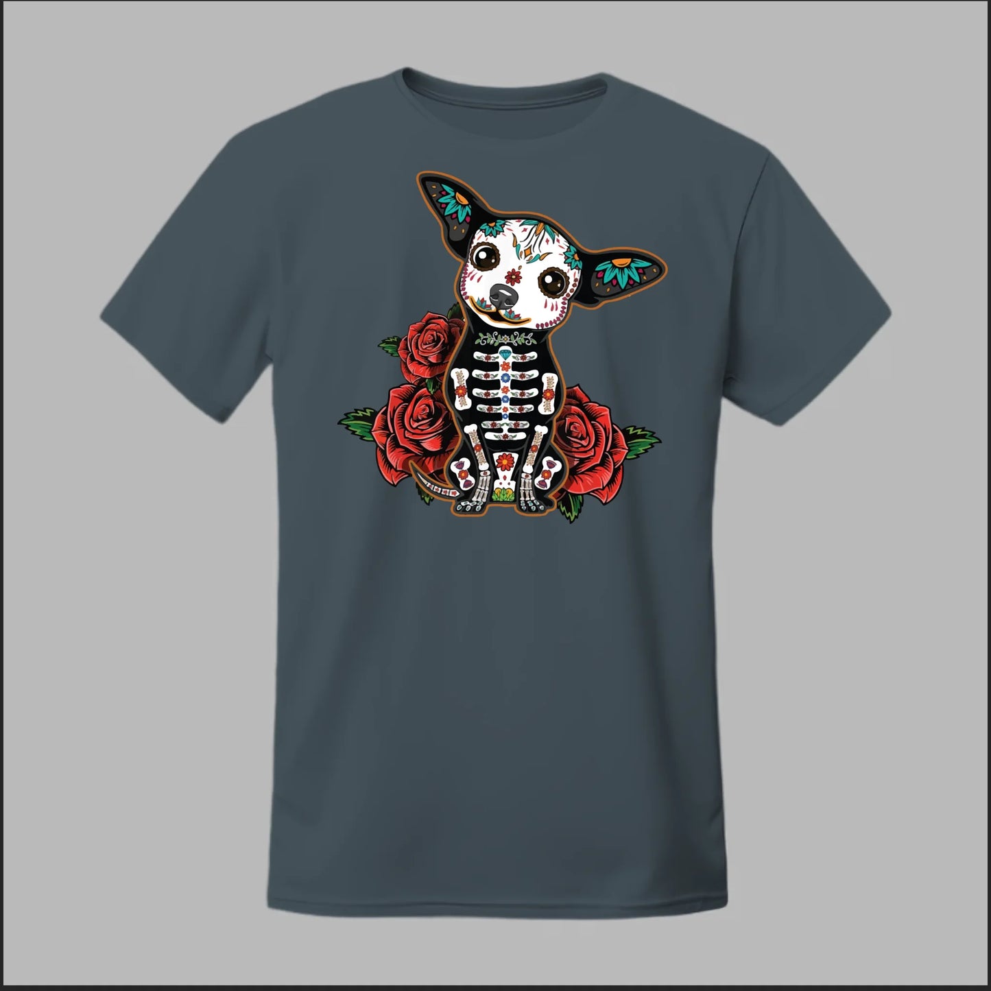 Day of the Dead Chihuahua Tee