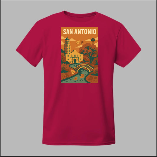 Fall In San Antonio Tee