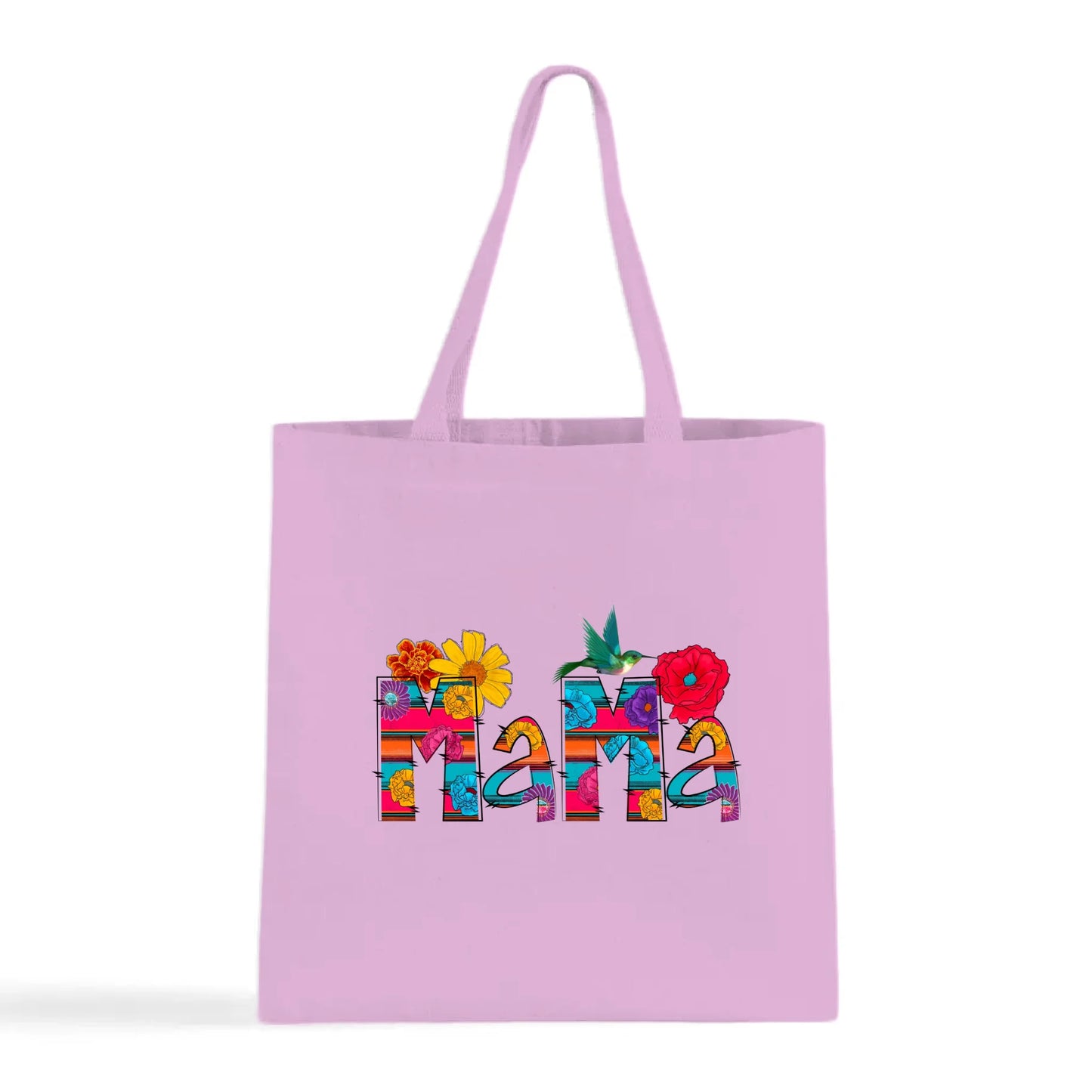 Vibrant Floral Serape Mama Tote Bag