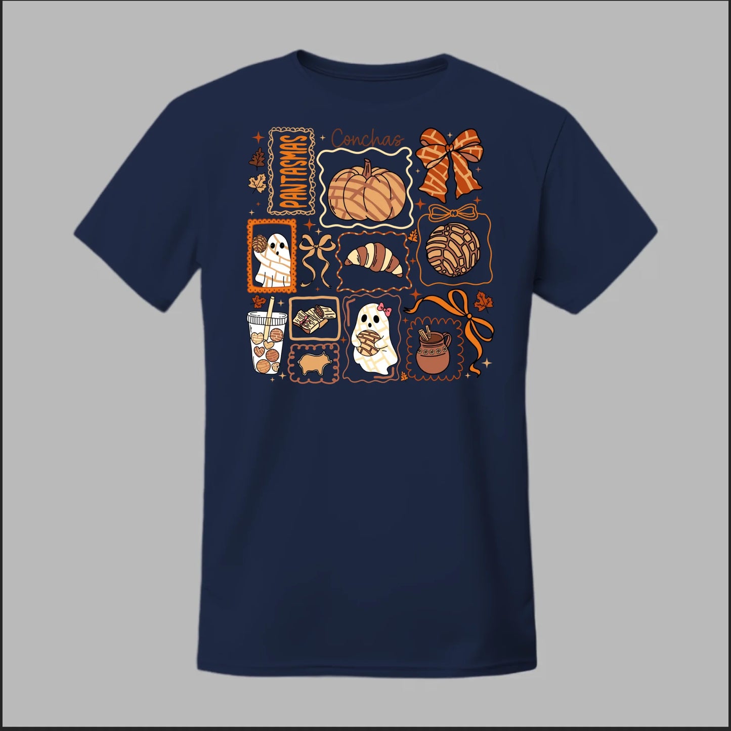 Pan de Muerto Fantasmas & Conchas Tee