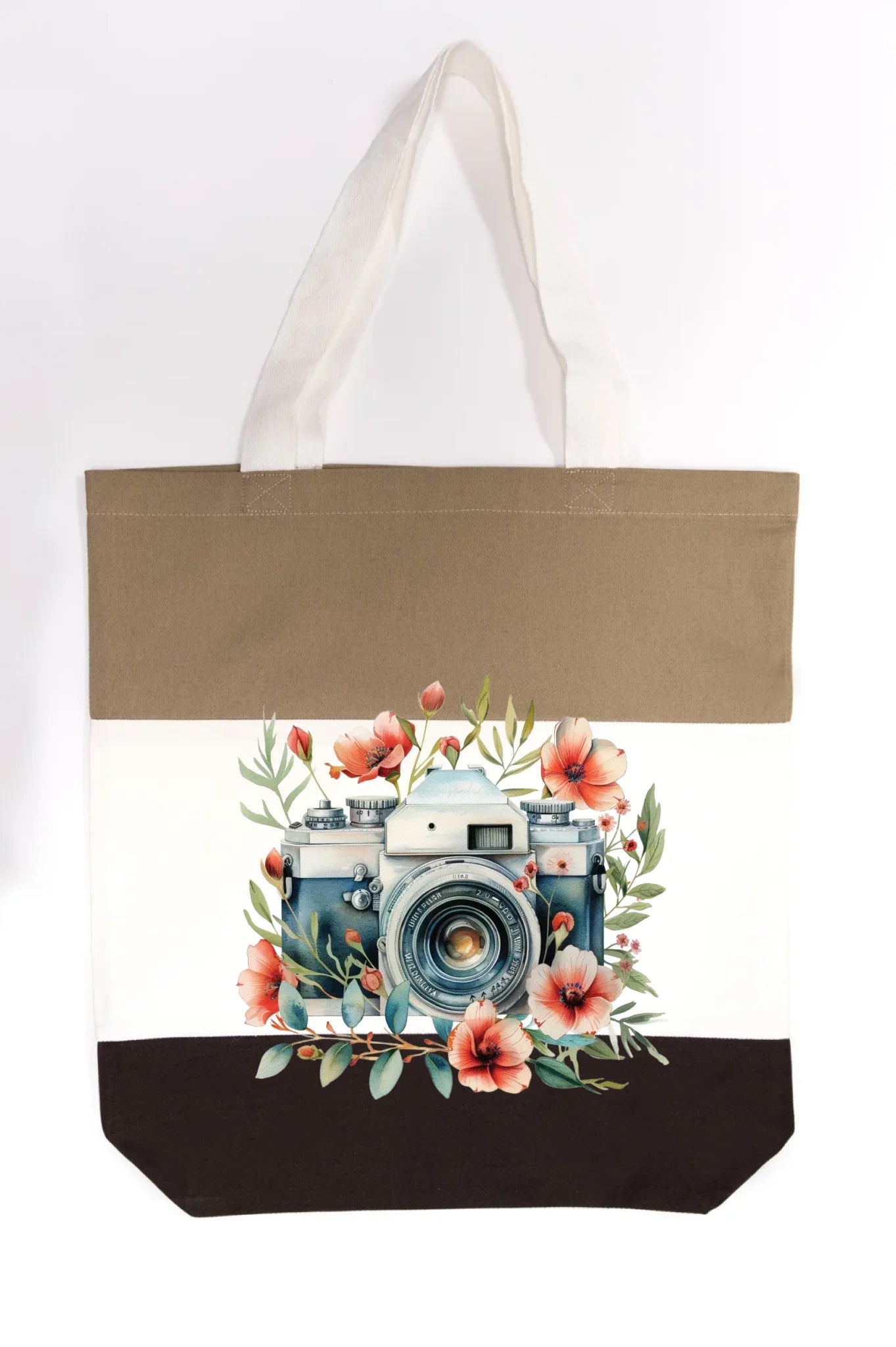 Floral Focus Tote Bag