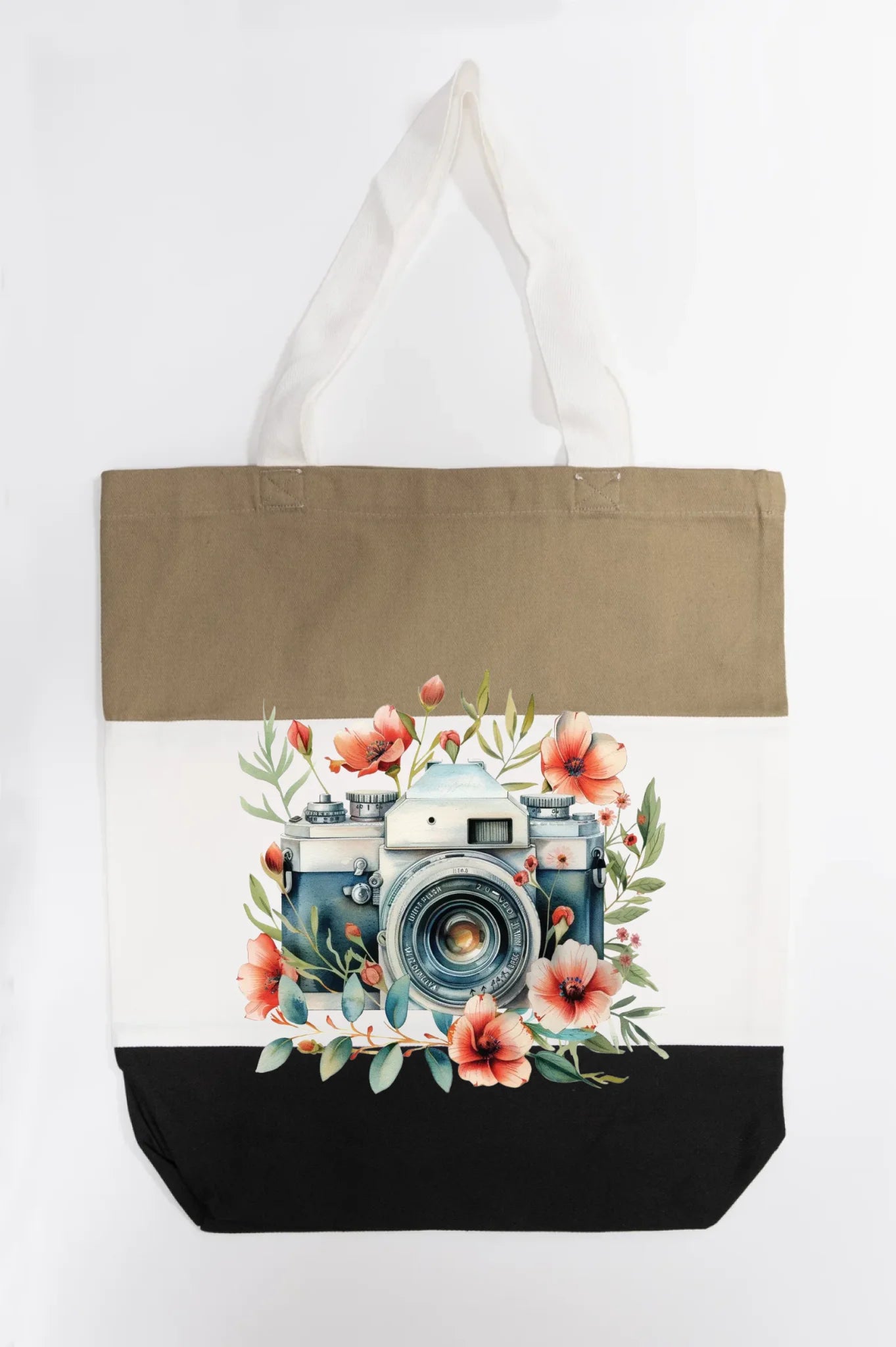 Floral Focus Tote Bag