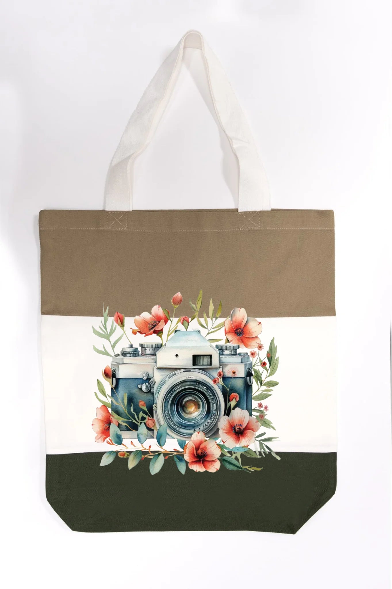 Floral Focus Tote Bag
