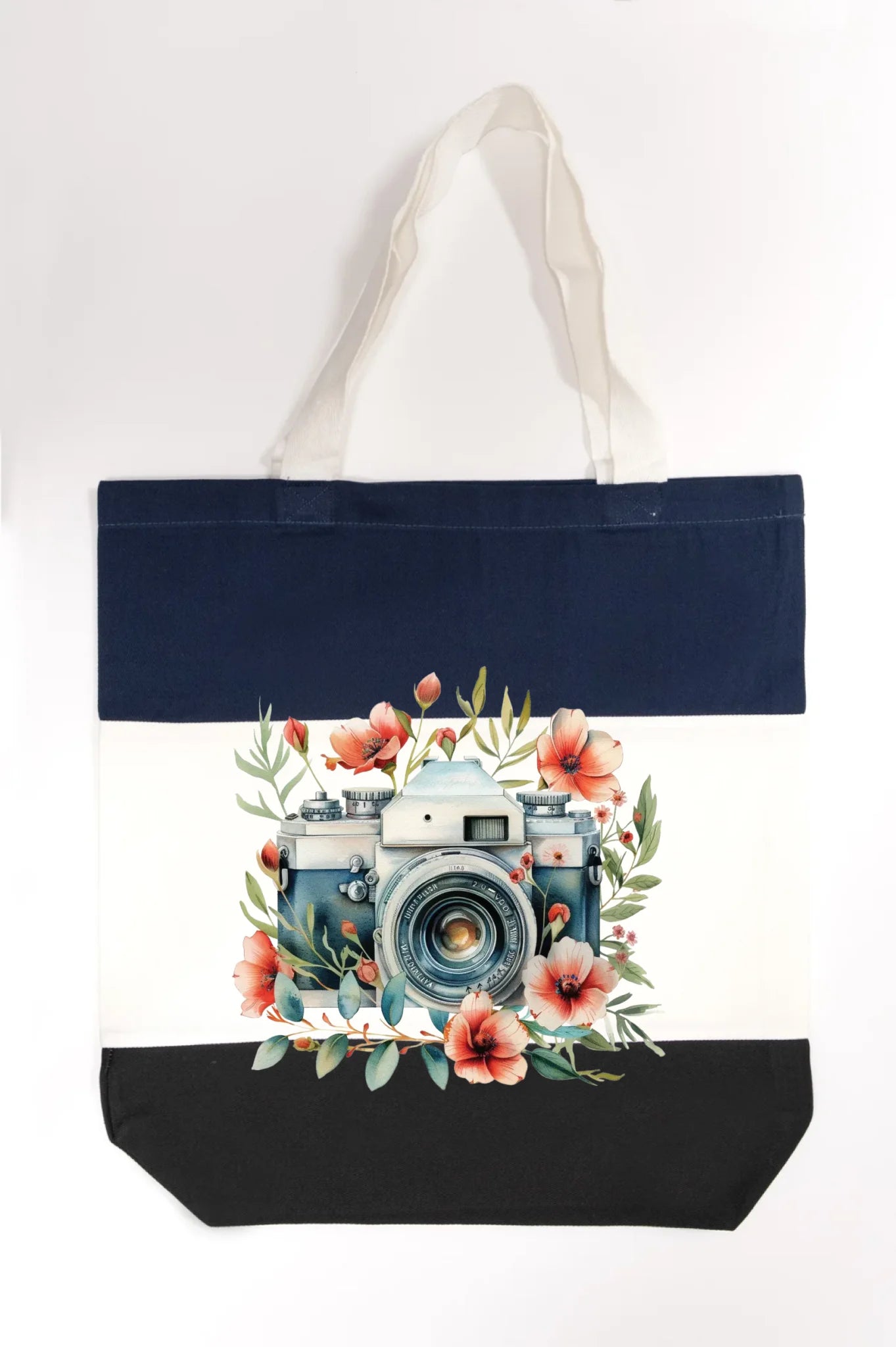 Floral Focus Tote Bag