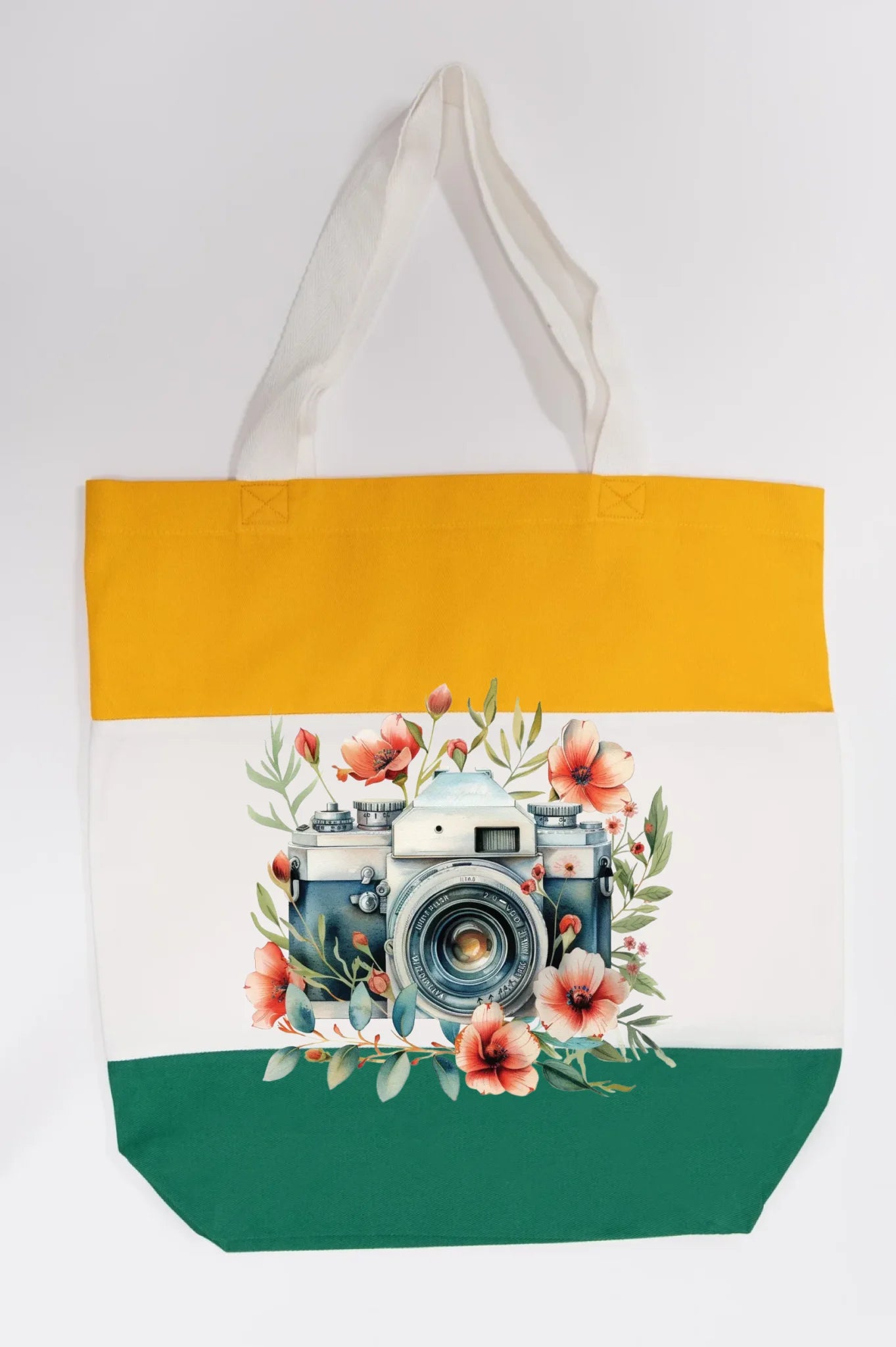 Floral Focus Tote Bag