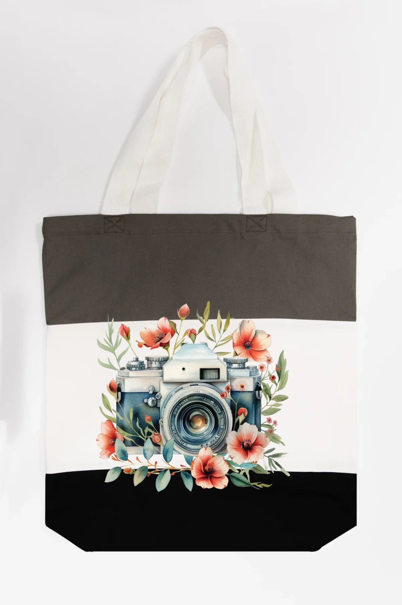 Floral Focus Tote Bag