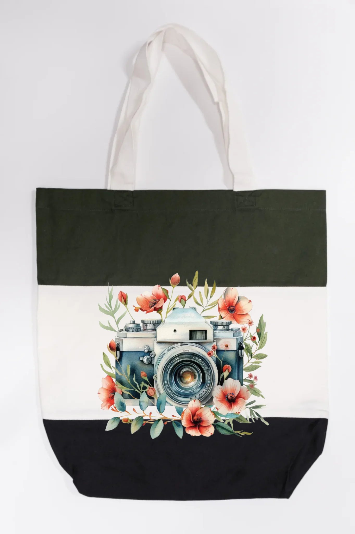 Floral Focus Tote Bag