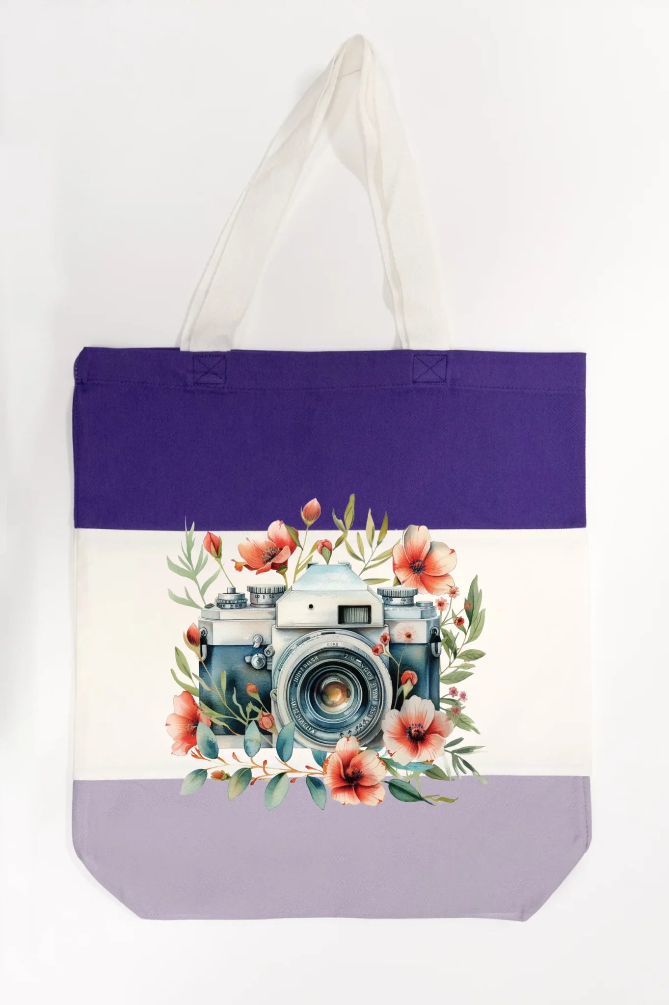 Floral Focus Tote Bag
